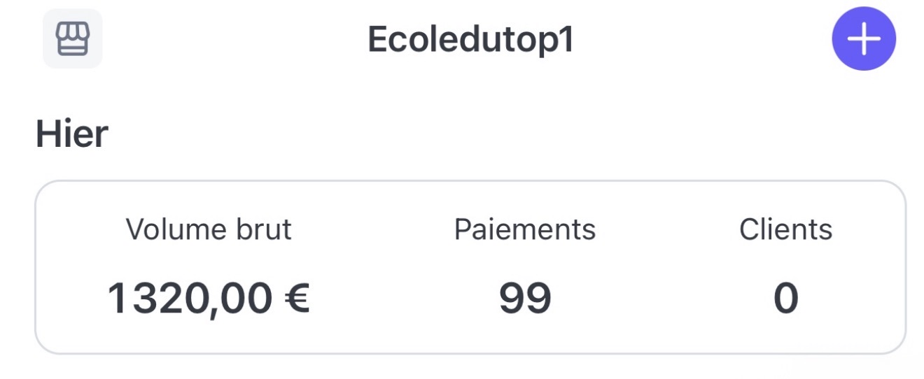 Stripe : 1 320€ de volume en 24h
